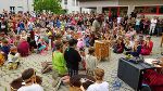 Präsentation vor großem Publikum © Volksschule Hitzendorf